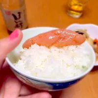 Snapdishの料理写真:めんたいこ|きゅうりさん