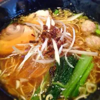 Snapdishの料理写真:さっぱりしょうゆラーメン！|chipkickさん