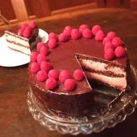 Raspberry mousse cake|jakeさん