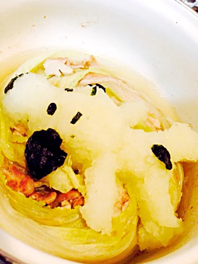 ミルフィーユ鍋＆さちこ(さがねっち)さんの大根アート♡|Kazue🍀さん