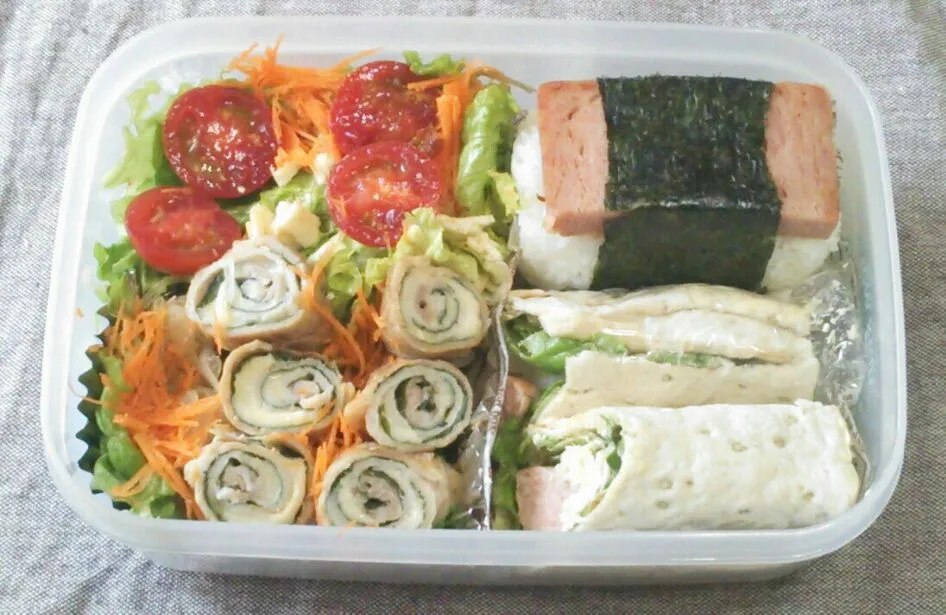 3/26 スパムばっかり弁当|オオトモさん