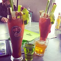 Snapdishの料理写真:bloody marys!|Mercedesさん