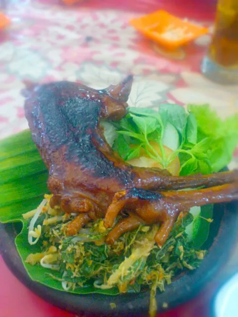 ayam bakar urap-urap|nawangsuciさん