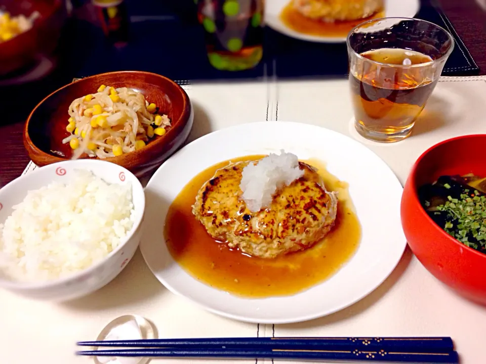 夕食は豆腐ハンバーグ|ちょみさん