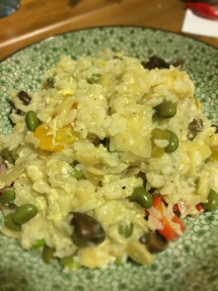 Risotto with leftovers|Sachiko Tomimoriさん