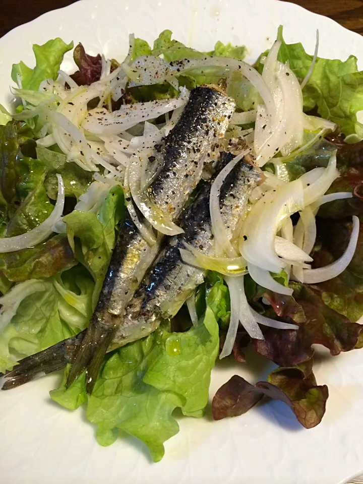 Home made oil sardine.|ふくださん