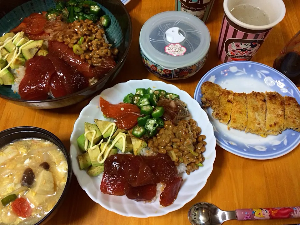 バクダン丼♡|ろっくさん