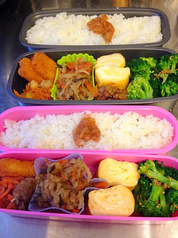 バタバタしながら作った今日のお弁当、朝は時間がなくてup出来ませんでした。|松浦有里さん