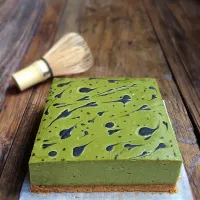 Green tea cheese cake/抹茶チーズケーキ