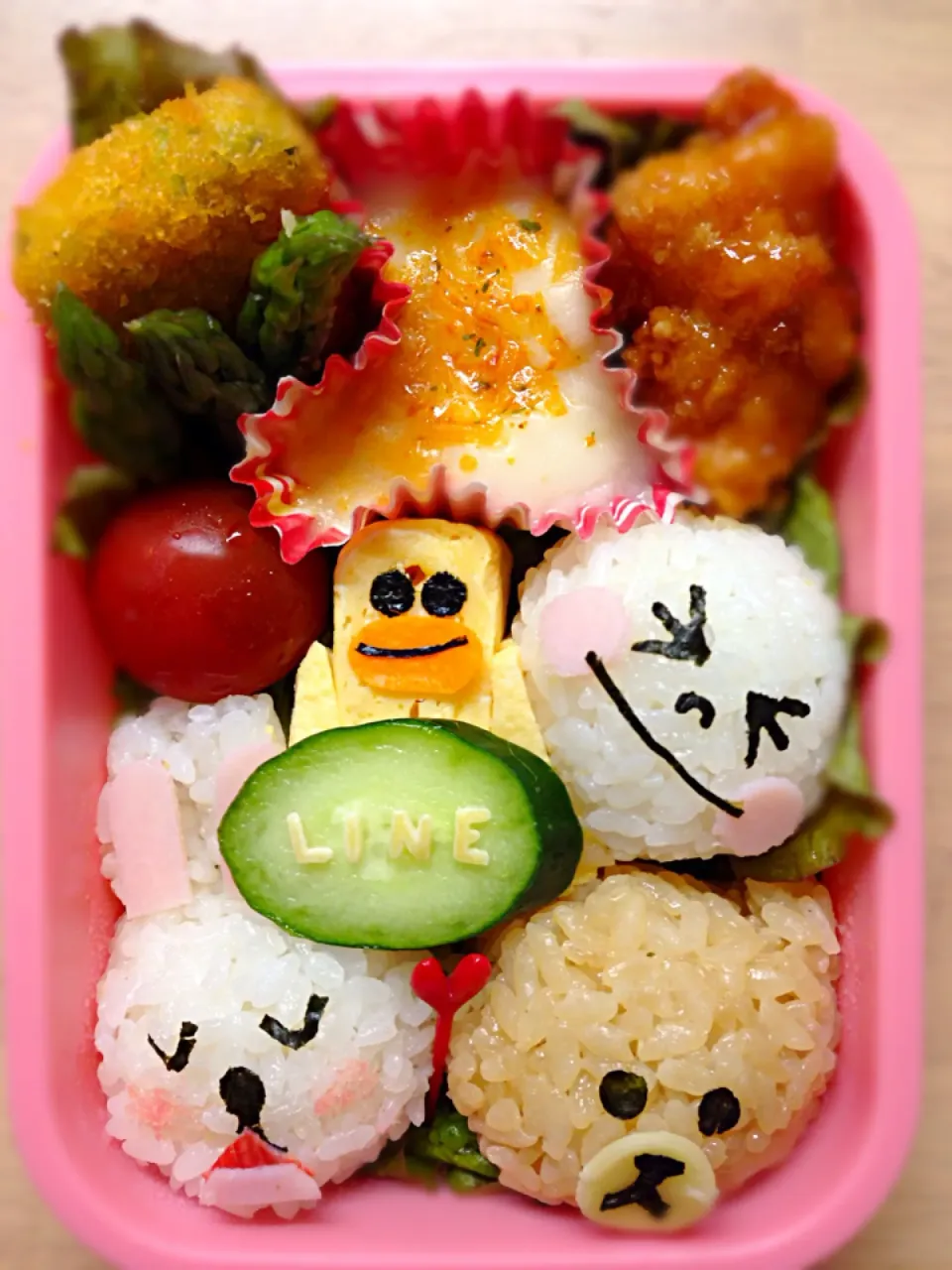 Snapdishの料理写真:LINEキャラ弁✨|ahalohaさん