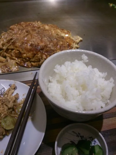 お好み焼き定食！|cookingパパ五郎さん