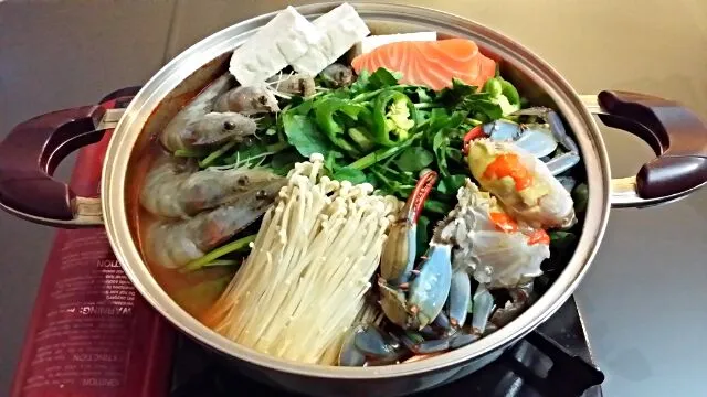 Snapdishの料理写真:korean seafood pot|agnes roさん