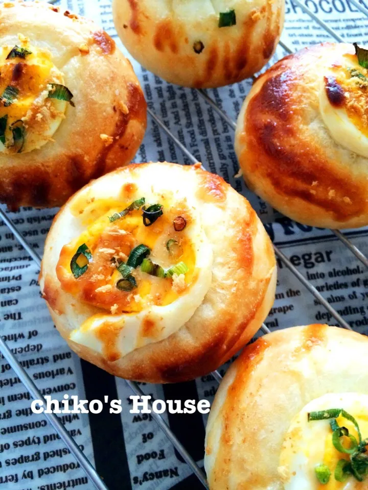 照り焼きマヨソースのエッグパン|chikoのおうちさん