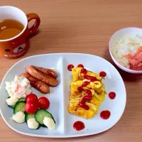 朝ご飯みたいな昼ごはん|エリーさん