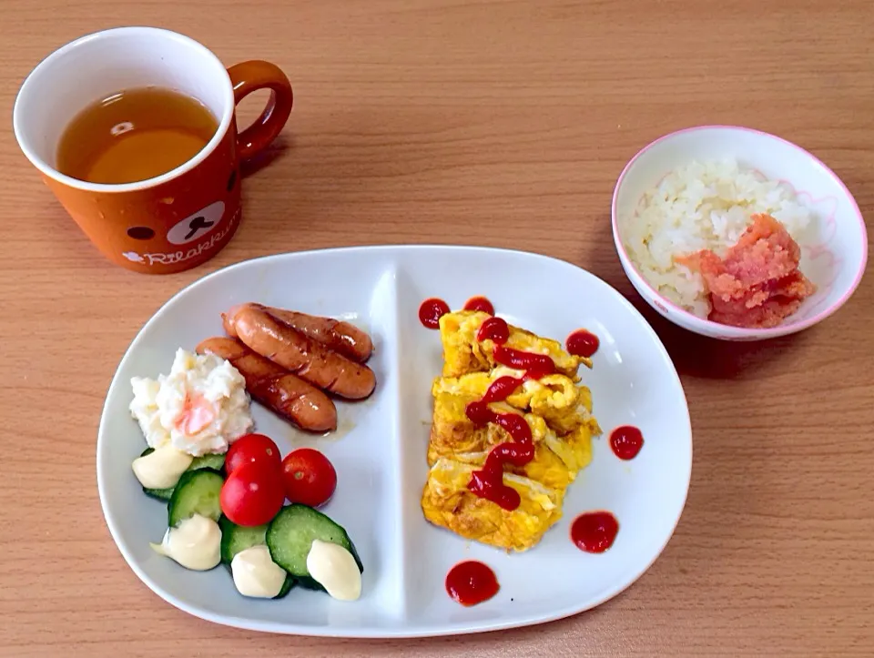 朝ご飯みたいな昼ごはん|エリーさん