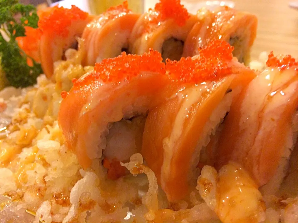 Snapdishの料理写真:Orange Dragon Roll|MAiMYさん