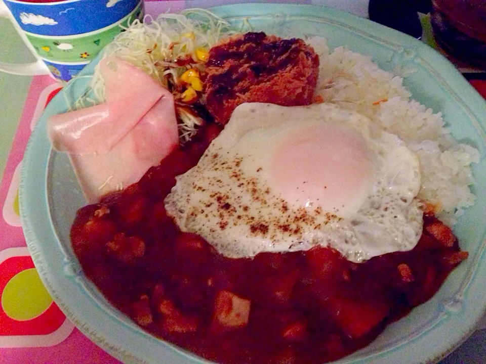 チキンカツのせチキンカレー|ars-anuenueさん