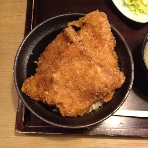 タレカツ丼うまかったぞ٩( ᐛ )و|竜巻野郎さん