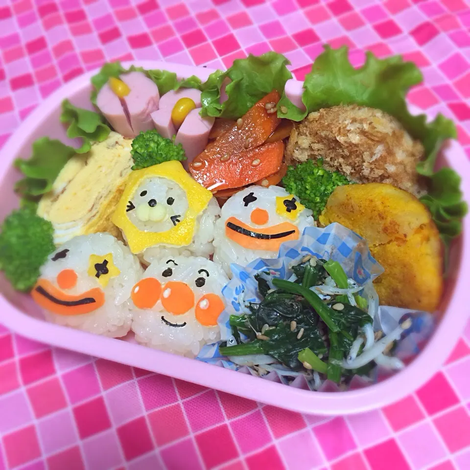 Snapdishの料理写真:サーカスを見に行く娘のお弁当♪1才6ヶ月の娘弁|makkyさん