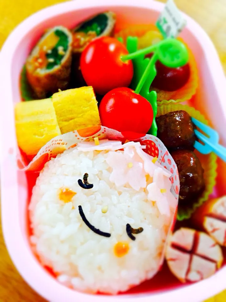 Snapdishの料理写真:桜チャン弁当🌸|ごんさん