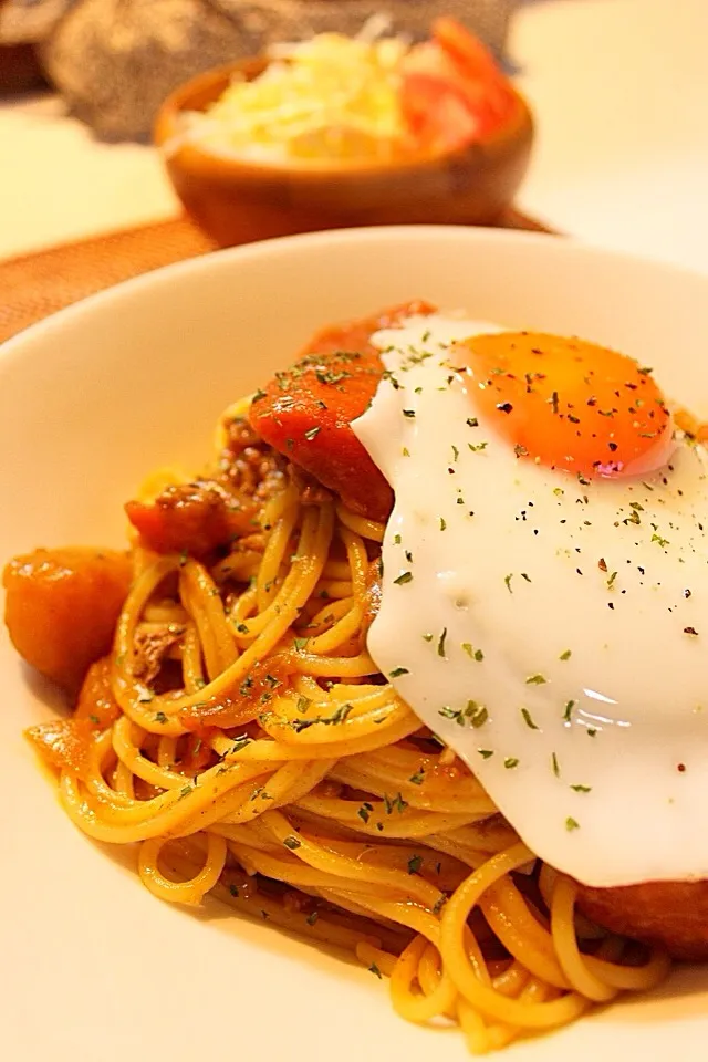 Snapdishの料理写真:カレーパスタ|はさん