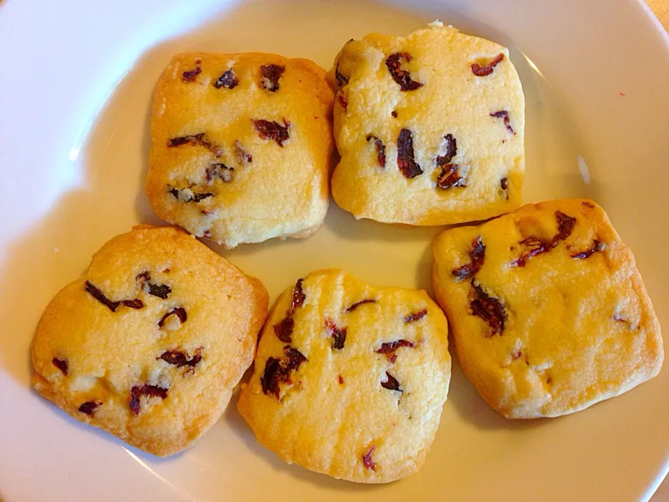 Snapdishの料理写真:Cranberry cookies|Amyさん