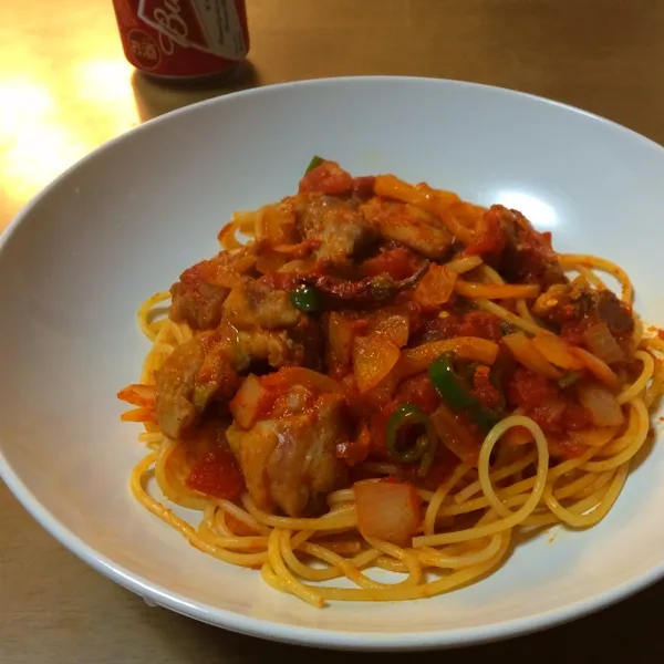 チキンチリトマトパスタ|bさん