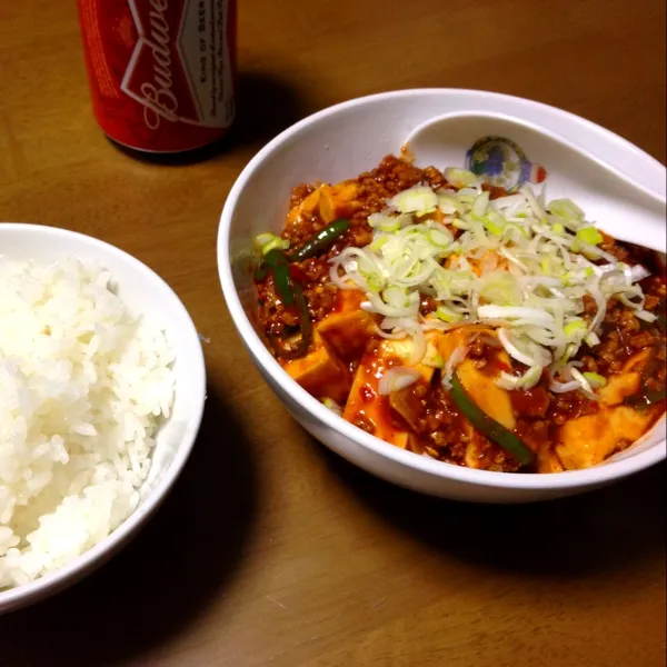 麻婆豆腐。ギャバンのホワジャオたっぷりかかってます。|bさん