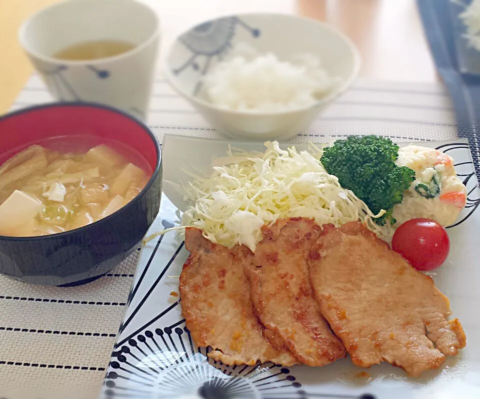 しょうが焼き定食|カフェっこさん