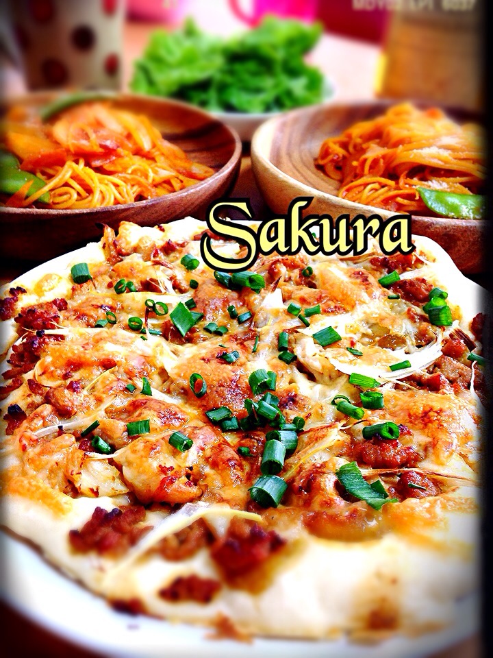 発酵無しBP使用ピザ🍕
