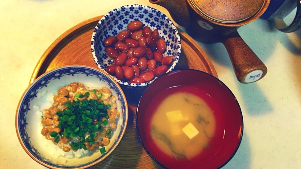 昭和のような夕食。笑ヘルシーだから良いか。|Mi.さん