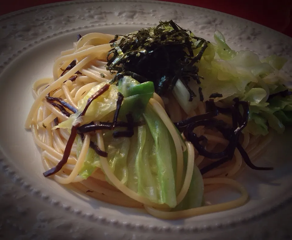 枝元なほみさんの塩昆布とキャベツのパスタ|志野さん