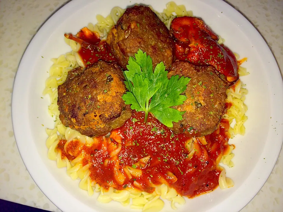 Meatballs Spagetti with Fresh Shitake Mushroom 2|Cj Mendoza-Palosさん