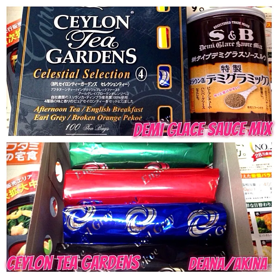 Ceylon Tea Gardens and Demi Glace Sauce Mix|Deana/Akinaさん