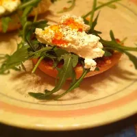 Bruschetta with ricotta and dried tomato|Melanie Voggenbergerさん