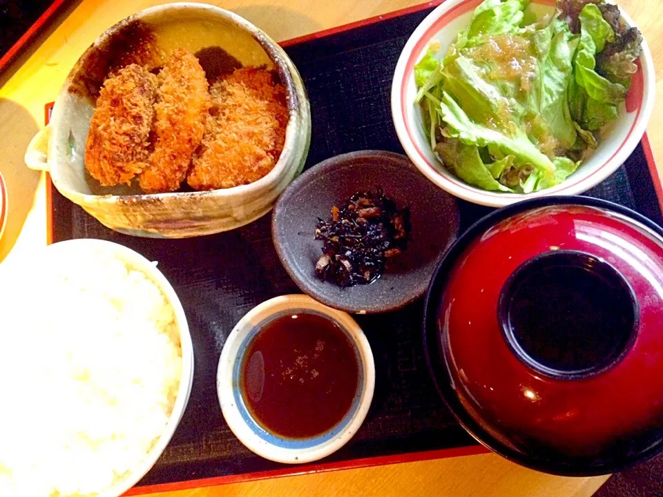 鶏メンチカツ定食|yさん