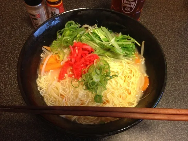 ラ王袋麺、豚骨味！ ৎ꒰ ¯ิ̑﹃ ¯ิ̑๑꒱ુ ୭✨|サソリさん