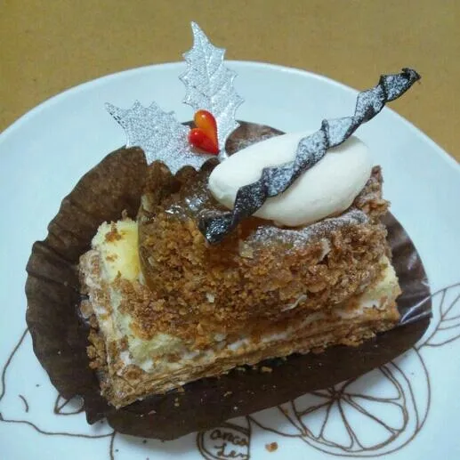 Snapdishの料理写真:クリスマスケーキ♪
アップルパイ！|kkstitchさん