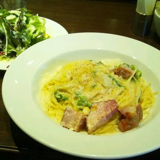 かぶとベーコンのクリームソースパスタ♪|kkstitchさん