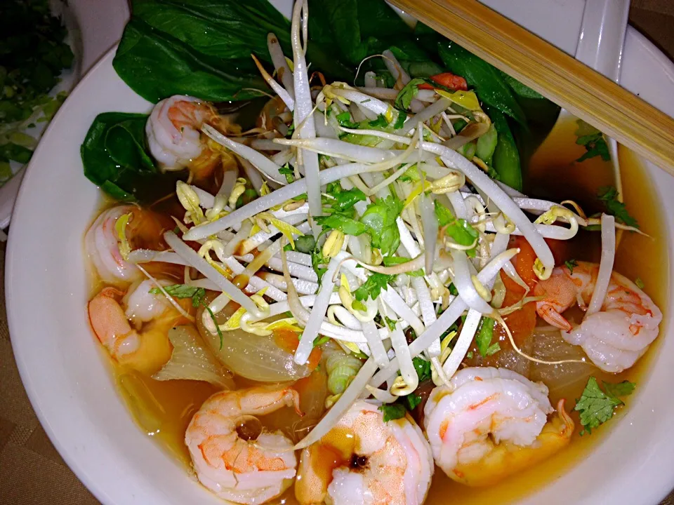 Vegan pho w/ shrimp|nophan24さん