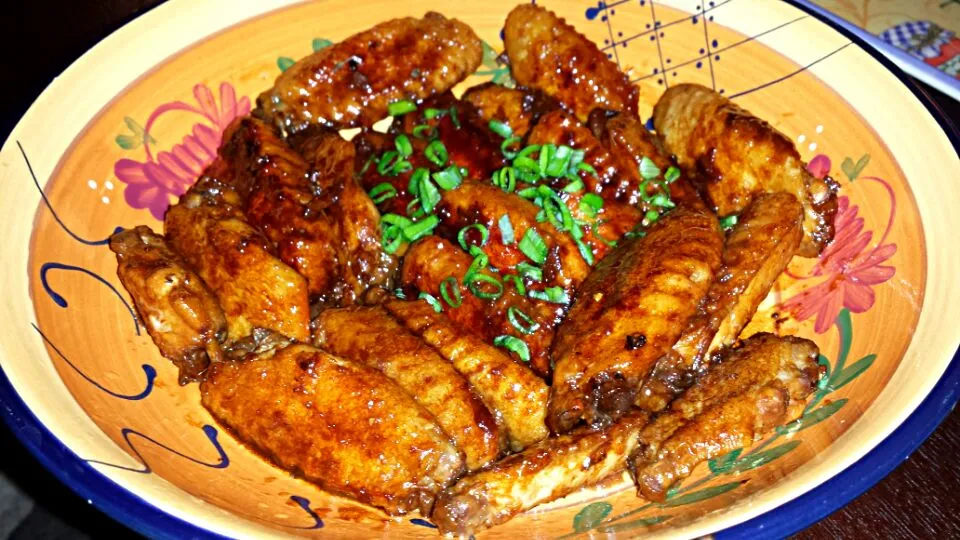 garlic sweet soy chicken wing|angelaさん