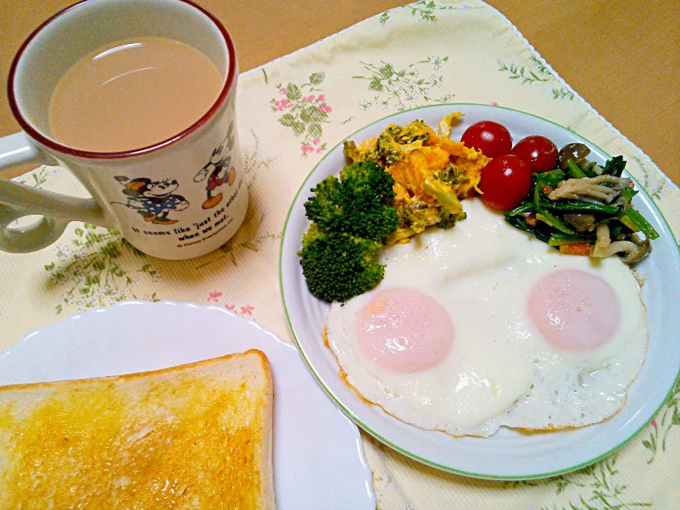 昨日の残り寄せ集めブランチ|エツ次郎さん