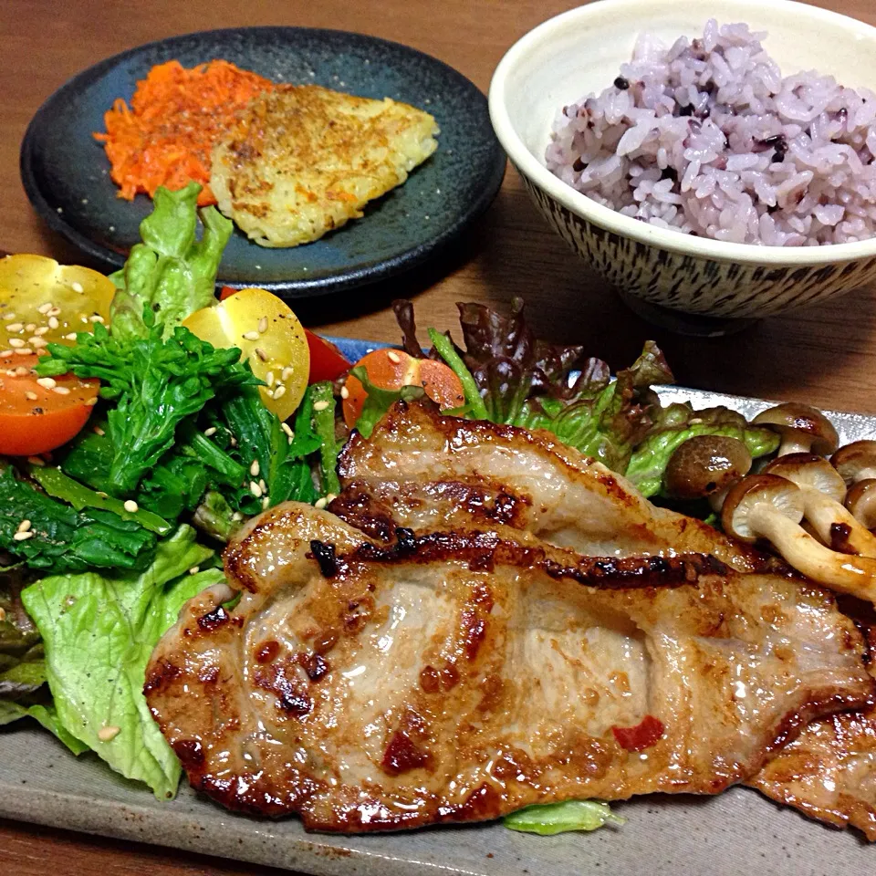 豚肉の醤油麹漬け焼き|まるさん