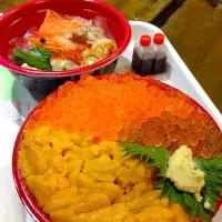 ウニ＆イクラ丼！1200円！|のりさん