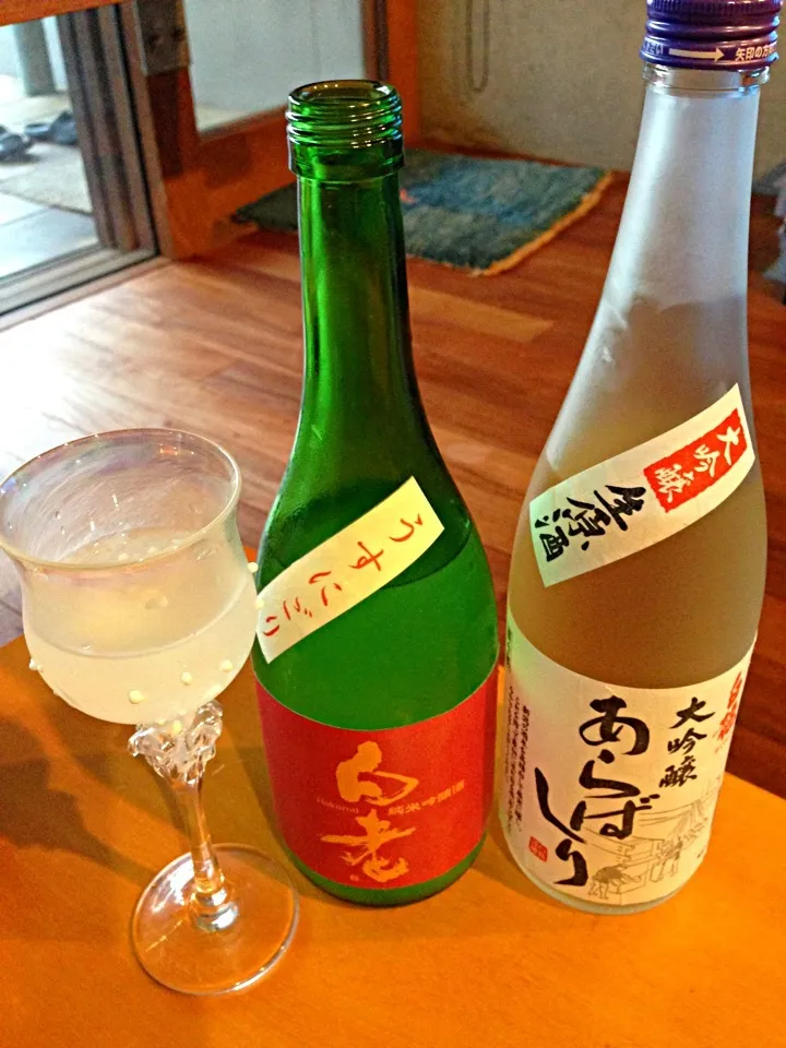 合わせた日本酒 愛知県常滑市 白老 飲み比べ|あきらさん