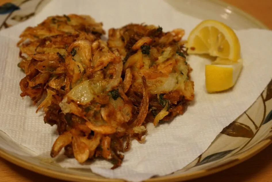 さきいかと小エビのかき揚げ。。。でも天ぶらは上手く出来ない(^_^;)|cookingパパ五郎さん