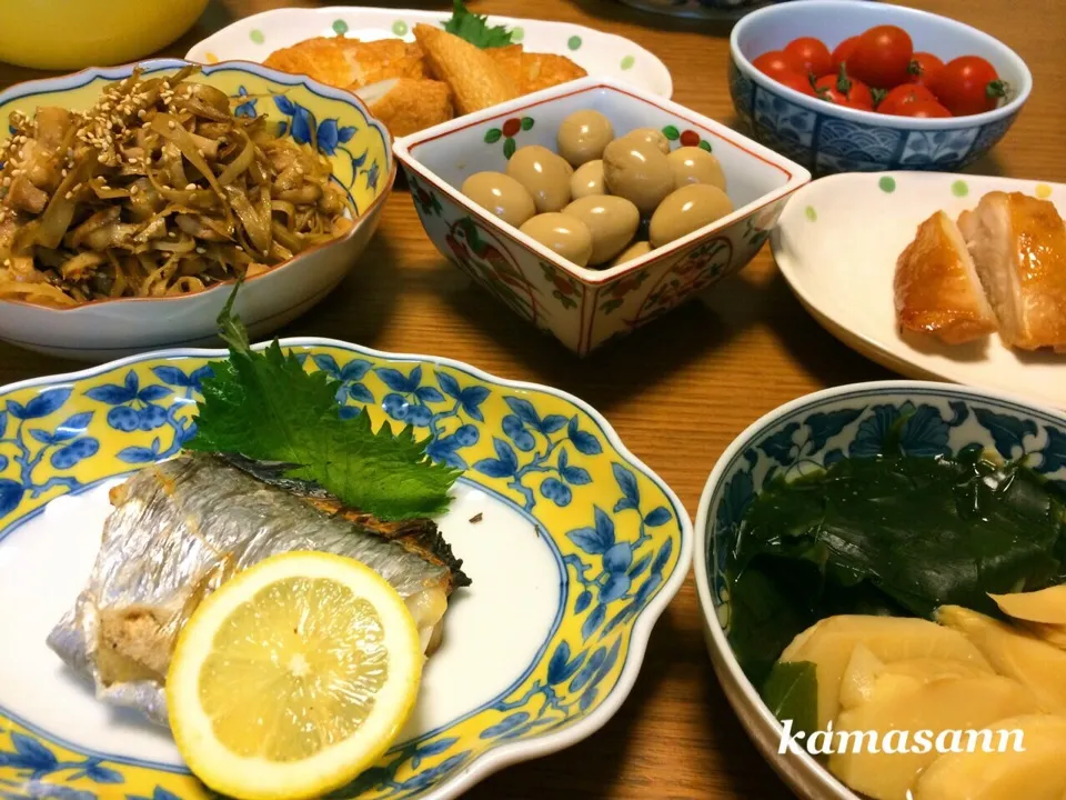 太刀魚の塩焼き🐟他…|かまさん