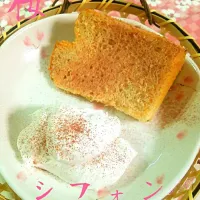 桜シフォンケーキ♪|亜紀さん