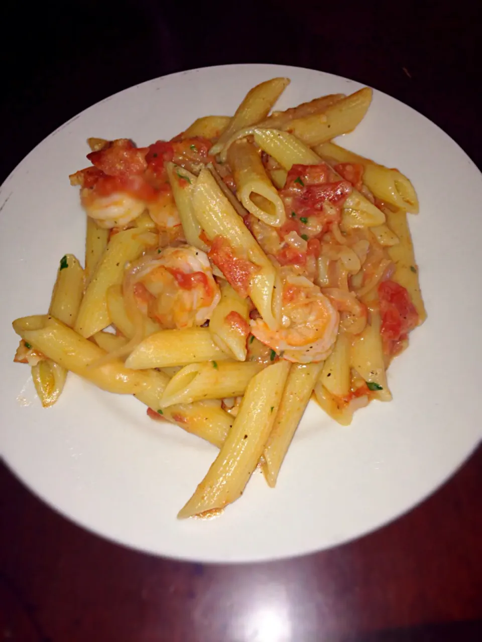 Penne and Shrimp with Creamy tomatoe Sauce|Samuel Gonzalezさん