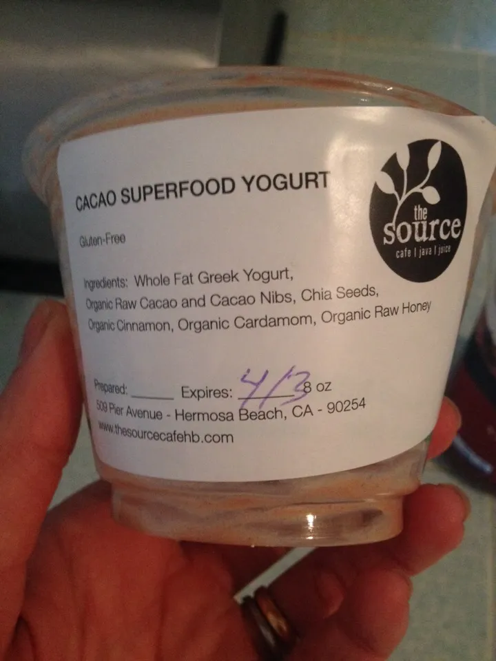 Cocoa superfood yogurt|Danielleさん